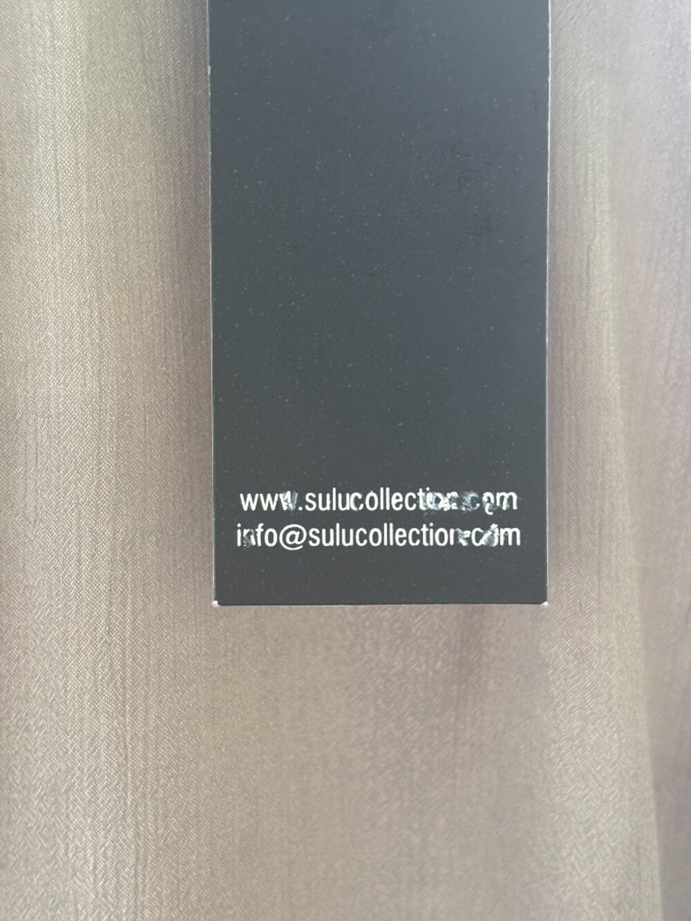 Grids by Sulu Collection Taupe Beaded Tunic Dress | Size 10 | NWT - Picture 5 of 9